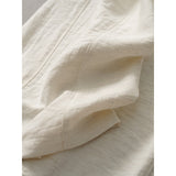 High-end linen wide-leg pants women's summer breathable lazy casual pants vertical mopping trousers thin sunscreen straight-leg pants