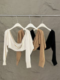 2025 Thirteen Lines popular Summer New Korean Edition Solid Color Knitted Cardigan Women's Versatile Sunscreen Blouse 25005