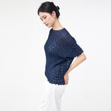 2025 A piece of hair delivery women's clothing supply 2025 summer new round neck loose bat sleeve thin versatile  short-sleeved T-shirt
