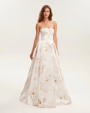 HULIANFU popular New new spring and summer off-the-shoulder 2025 women's clothing three-dimensional tailoring fairy long temperament evening dress dress