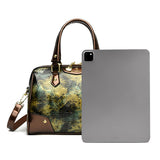2025 Bag popular new spray-painted pillow bag printed handbag large-capacity messenger bag fashionable retro shoulder bag women
