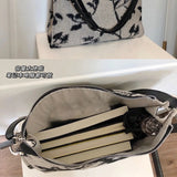 HULIANFU 2025 New niche jacquard canvas bag women's new Chinese style literary smudge coconut shoulder bag ethnic style tote bag