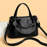 2025 Handbag popular new hot-selling chain tote bag Korean version simple mother bag high-end texture women's bag