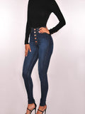 2025 Wish  eBay Hot Women's Jeans High Waist Sexy Stretch Slim Jeans Women