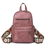 HULIANFU 2025 popular new women's backpack, 2025 retro fashion women's bag,  hot-selling commuter breast bag, backpack.