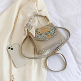2025 Bag popular new national style embroidered handbag temperament versatile messenger bag high sense new Chinese shoulder bag women