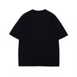 1243 n gender-neutral summer street tide fun cartoon simple design loose men's crew neck short-sleeved T-shirt