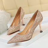 2025 0755-6  style versatile women's shoes bridesmaid shoes wedding shoes high heels shallow mouth pointed head sexy nightclub thin women's shoes