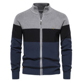 HULIANFU 2025 popular new men's knitted sweater jacket Popularan size New autumn and winter sweater cardigan high-quality trendy coat men