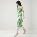 2025 One piece of women's clothing, a  dress, a new high-end printing sleeveless slim-fitting  dress in summer