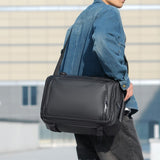 2025 Backpack Men's Simple Large Capacity Dry and Wet Separation Crossbody Business Backpack Men's Business Travel Backpack