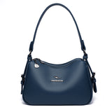 2025 hot-selling temperament women's shoulder bag fashionable and versatile commuter underarm bag simple texture bag wholesale