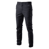 HULIANFU 2025 popular autumn and winter high-quality men's casual pants Popular trade breathable men's bottoms youth business versatile cotton trousers wholesale