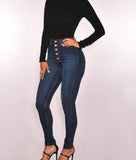 2025 Wish  eBay Hot Women's Jeans High Waist Sexy Stretch Slim Jeans Women