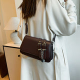 HULIANFU 2025 Bag Women's Autumn and Winter Premium Sense Niche Shoulder Small Square Bag popular New Premium Texture Shoulder Crossbody Bag