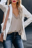 HULIANFU popular 2025 New new models,  wish women's sequined long-sleeved autumn and winter temperament small blazer
