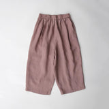 3572 cotton and linen summer women's high-waisted loose wide-leg pants straight-leg pants, thin and breathable nine-point casual pants