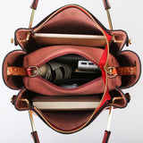 2025 Bag women's New new tote bag fashionable texture colorful crocodile pattern women's bucket bag  retro women's bag