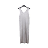 2025 THE MIND knitted hollow stacked dress 2025 thirteen lines early spring new blouse vest skirt M16