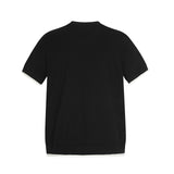 MFY220 n street niche deconstruction neutral high-end knitted sweater design men's micro-loose short-sleeved T-shirt