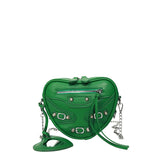 HULIANFU 2025 Spice Girl Underarm Bag Women's Shoulder Bag Crossbody Bag Locomotive Love Bag Women's Fashion Versatile Niche Chain Bag