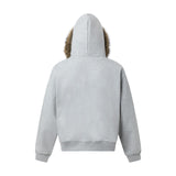 27281 n retro popular winter neutral solid color zipper high sense design men's mountain carving sweater jacket
