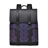 2025 Fashion Flip Rhombus Backpack  Large Capacity Backpack Backpack Men's Casual Travel Bag Commuter Backpack