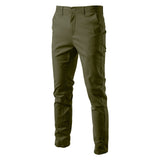 HULIANFU 2025 popular autumn and winter high-quality men's casual pants Popular trade breathable men's bottoms youth business versatile cotton trousers wholesale