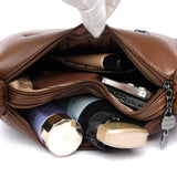 2025 hot-selling temperament women's shoulder bag fashionable and versatile commuter underarm bag simple texture bag wholesale