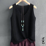 80-100 kg, fat mm loose belly cover large size ice silk suspender vest women's knitted bottoming shirt sleeveless top women's