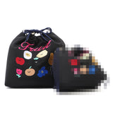 HULIANFU 2025 Spring New Picnic Friends Club Bucket Bag Women's Japanese Outdoor Leisure Embroidery Fruit Shoulder Crossbody Bag