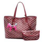 HULIANFU Korean dog tooth bag Popular trade women's bag large capacity tote bag shoulder dumpling bag large shopping bag portable mother and child bag