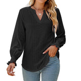 New Solid Blouses For Women Fashion Hollow Out V Neck Short Sleeve Elegant Office Work Ladies Shirt Tops Casual Blouse
