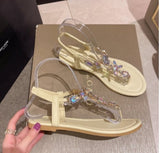 hulianfu Fashion Women Sandals for  Luxury Shoes Women Designers Beach Sandals Platform Ladies Shoes Light Breathable Roman Shoes