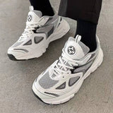 hulianfu Summer Women Sneakers Breathe Women's Casual Shoes Fashion Chunky Sneakers Woman Thick Sole Sport Shoes Big Size Shoes Women