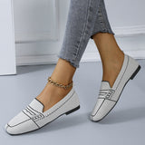 hulianfu Women Flat Pump Shoes Spring Ladies Flying Woven Shallow Slip-on Single Shoes Women Casual Lazy Peas Shoes Zapatos de mujer