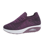 hulianfu Outdoor Running Sneakers Air Cushion Increase Sports Casual Shoes Mesh Breathable Ladies Footwear Zapatillas Deportivas Mujer
