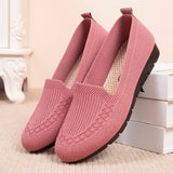hulianfu New Mesh Breathable Sneakers Women Breathable Light Slip on Flat Casual Shoes Ladies Loafers Socks Shoes Women Zapatillas Mujer