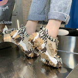 hulianfu Spring Summer Rhinestone Women Sneakser Ins Tide Diamond Breathable Luxury Designers Casual Thick Bottoms Dad Shoes