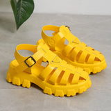 hulianfu Summer Fashion Gladiator Women Narrow Band Cross-tied Platform Square Heel Peep Toe Rome Design Sexy Mature Shoes Ladies Female