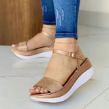 hulianfu Summer Flats Sandals Platform Sport Women Shoes  New Designer Casual Shoes Fashion Slides Walking Running Sandals Large Size
