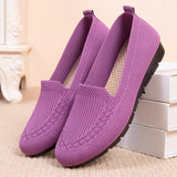 hulianfu New Mesh Breathable Sneakers Women Breathable Light Slip on Flat Casual Shoes Ladies Loafers Socks Shoes Women Zapatillas Mujer