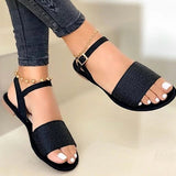 hulianfu Flat Women Sandals  Summer Women Cross Strap Sandals Fashion Open Toe Elegant Women Shoes Comfortable Sexy Sandals Women
