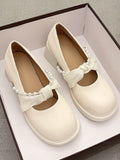 hulianfu  Summer Korean Fashion Medium Heels Shoes Office Lady Causal Buckle Shoes Solid Non Slip Elegant Pumps Woman Basic Design