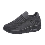 hulianfu Outdoor Running Sneakers Air Cushion Increase Sports Casual Shoes Mesh Breathable Ladies Footwear Zapatillas Deportivas Mujer