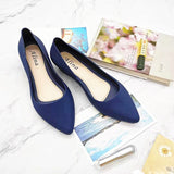 Pointed Toe Shoes Casual Work Wedge Ladies Pumps Mid Low Heel Outer Wear Waterproof Summer Trend Heels Women Luxury