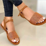 hulianfu Flat Women Sandals  Summer Women Cross Strap Sandals Fashion Open Toe Elegant Women Shoes Comfortable Sexy Sandals Women