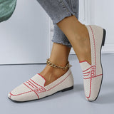 hulianfu Women Flat Pump Shoes Spring Ladies Flying Woven Shallow Slip-on Single Shoes Women Casual Lazy Peas Shoes Zapatos de mujer