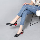 New Pebble Heel Fashion Women Shoes Elegant Pointed Toe Women Summer Shoes Egg Heel Ladies Sandals Brand Footwear Woman