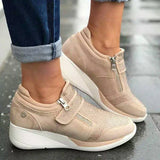 hulianfu Women's Shoes Wedges Sneakers Women Vulcanize Shoes Shake Women Shoes Fashion Girls Sport Woman Footwear Loafer